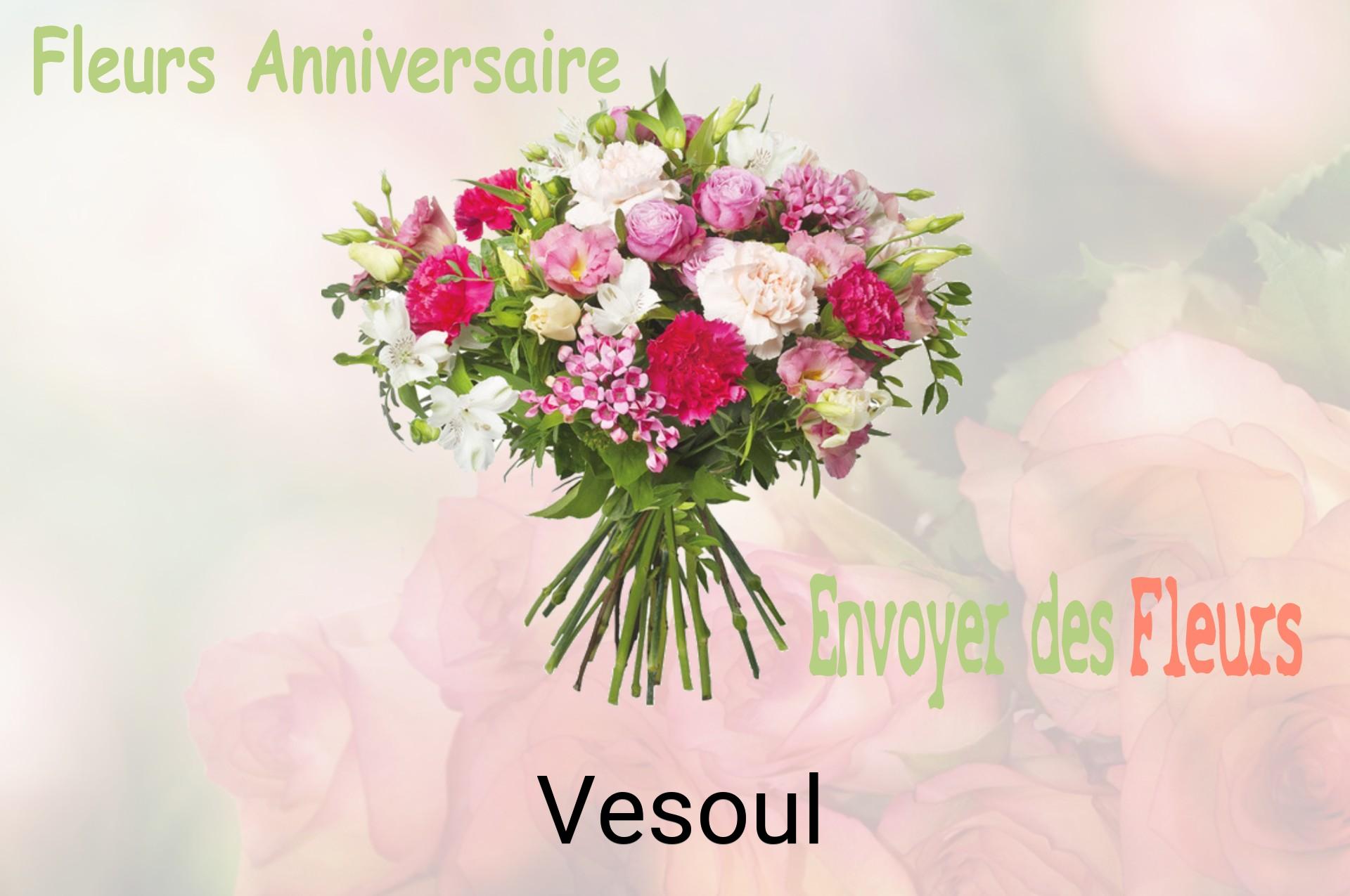 Bouquet de fleurs d’anniversaire livré à Vesoul
